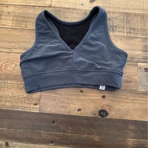 Five Dancewear gray sports bra, size YXL